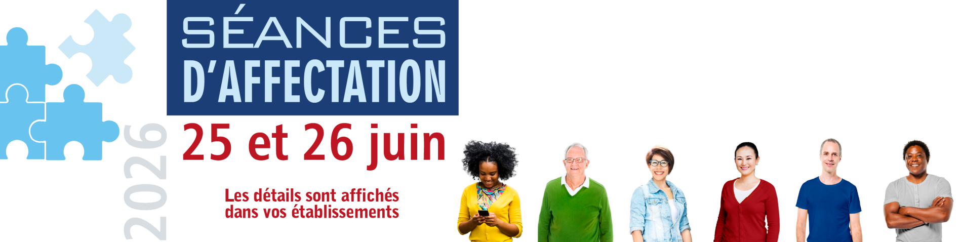 Séances d’affectation